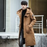 2024冬季新款中长款厚白鸭绒羽绒服潮流男装帅气羽绒服YR65P100，男装羽绒服，星座1410（原1902A）