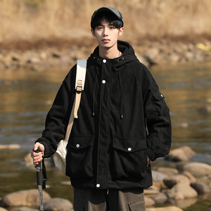 春秋男上衣户外外套大码情侣休闲飞行夹克女棒球服外套 JK8885P70图片