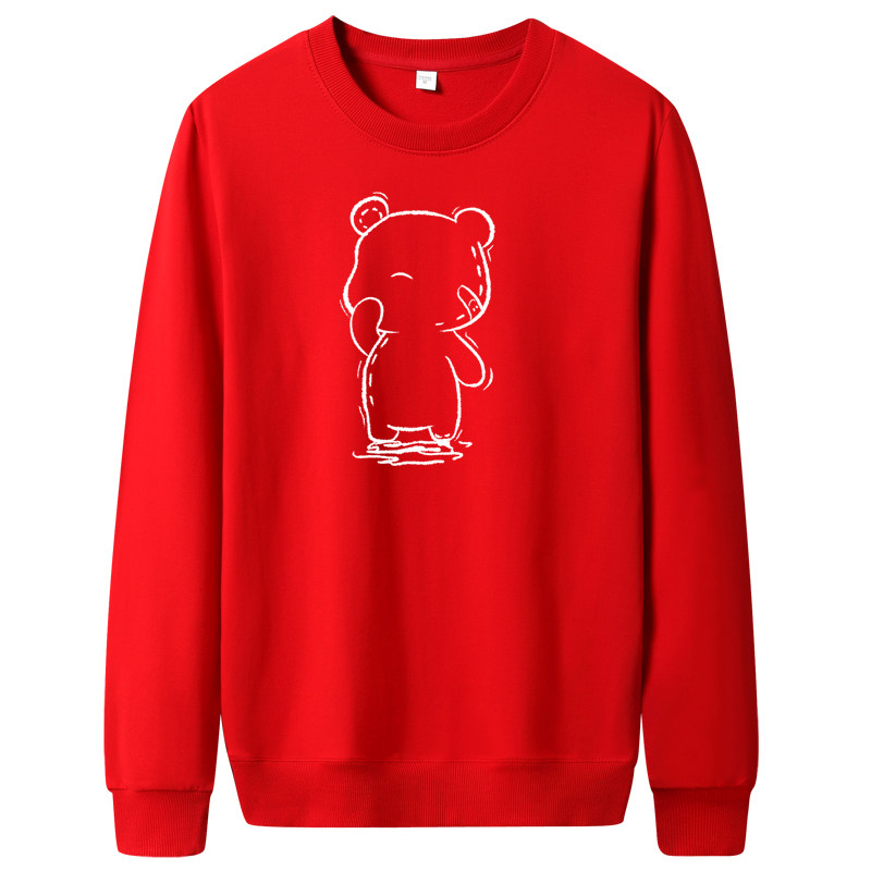 秋卫衣男圆领韩版嘻哈运动外套ins港风休闲衣WY7967-守望小熊-P30，男装卫衣，星座1410（原1902A）