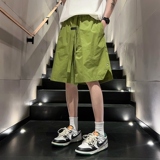 夏季2026新款工装机能短裤男潮牌宽松直筒五分裤运动中裤DK611P33，男装牛仔裤，星座1410（原1902A）