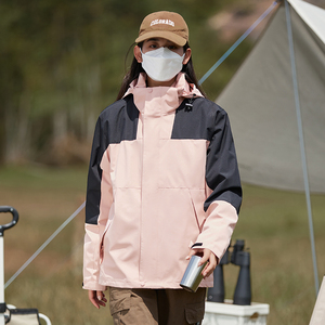 秋冬男女夹克户外三合一情侣冲锋衣可拆卸两件套登山服CF2308P100图片