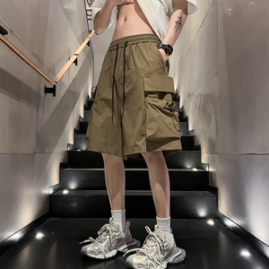 2026新休闲裤男女同款夏季潮流机能工装风系列五分裤短裤DK607P38图片
