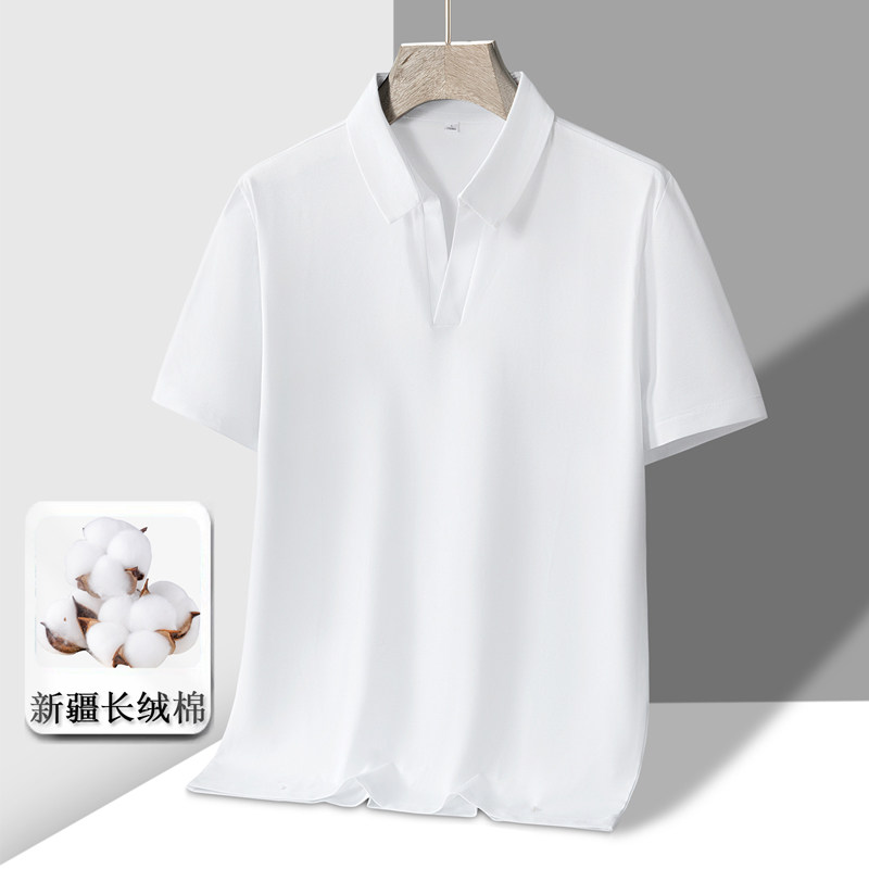 夏季新款男士短袖T恤全棉薄款商务翻领男装polo衫男款PL211P30,男装Polo衫,星座1410（原1902A）