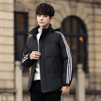 冬季白鸭绒羽绒服男女士加厚情侣户外工装派克外套装男 YR9805P90