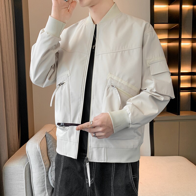 飞行员夹克男款春秋季潮牌外套美式情侣女休闲工装棒球服JK156P50,男装夹克,星座1410（原1902A）