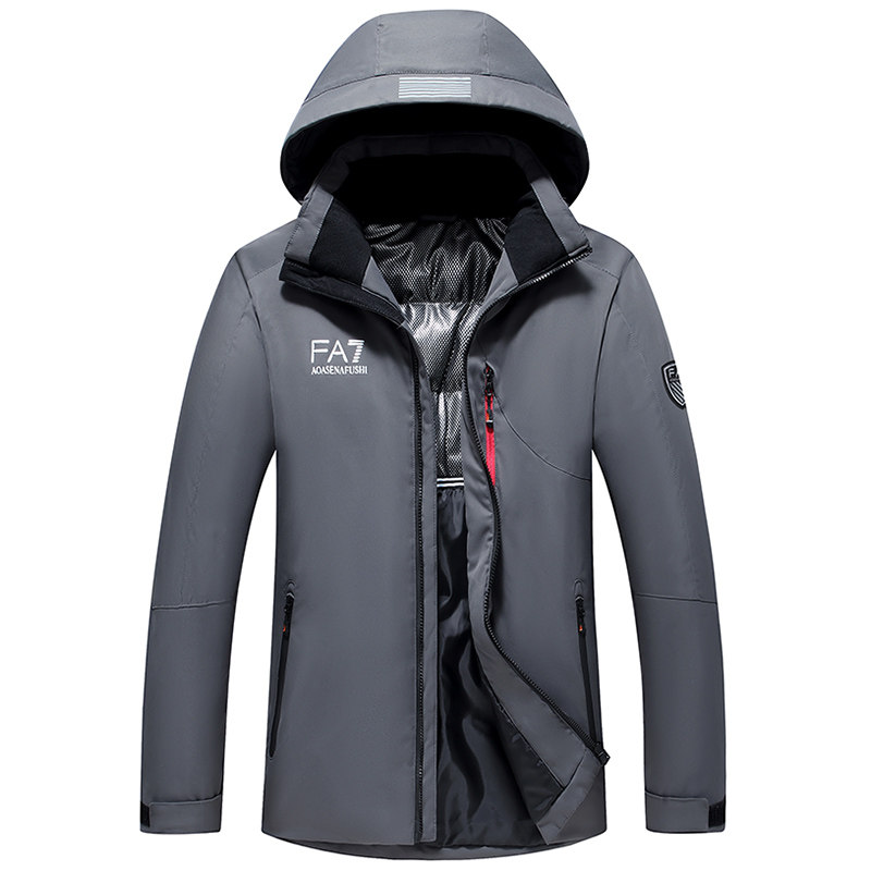 新款羽绒服男士工装爆款连帽冬季羽绒外套潮流男YR9876P150，男装羽绒服，星座1410（原1902A）