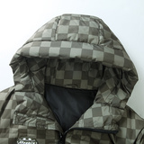 新款白鸭绒羽绒服男士宽松连帽短款上衣潮牌时尚外套YR2305P140，男装羽绒服，星座1410（原1902A）