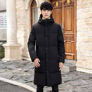 2022中长款羽绒服冬季加厚男士外套潮流修身百搭青年 YR931P135图片
