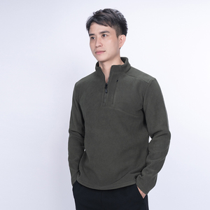 秋冬万粒绒复合卫衣运动长袖t恤男训练服健身跑步速干衣WY8843P60图片