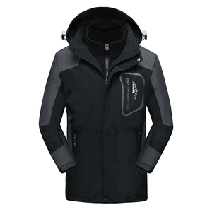 秋冬男女款夹克户外三合一冲锋衣可拆卸两件套登山服 CF898-2P105图片