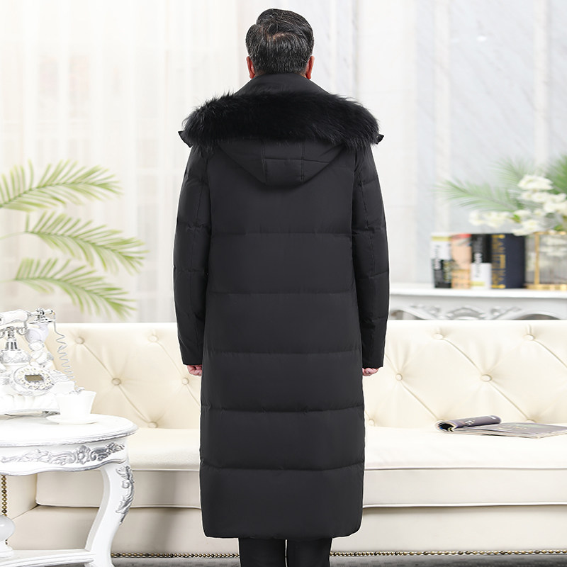 中长款大毛领羽绒服情侣连帽工装羽绒大衣大码外套YR098-1P150,男装羽绒服,星座1410（原1902A）