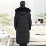 中长款大毛领羽绒服情侣连帽工装羽绒大衣大码外套YR098-1P150，男装羽绒服，星座1410（原1902A）