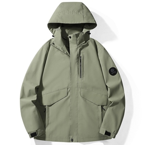 春秋户外冲锋衣男女款外套登山情侣休闲防风防水夹克CF88888A P55图片