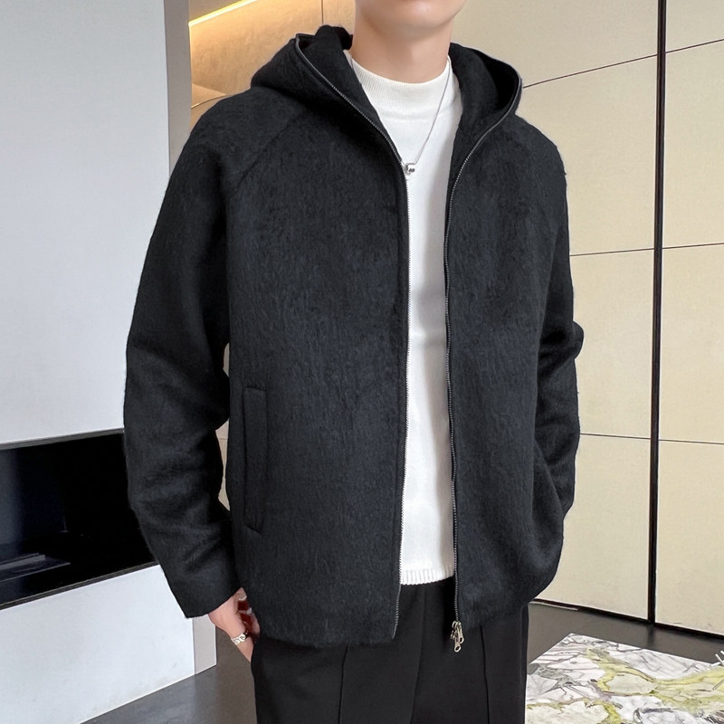 秋季夹克外套男休闲外套情侣款潮牌宽松百搭毛呢夹克JK2563P85,男装夹克,星座1410（原1902A）