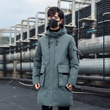 2021冬季新款保暖中长款羽绒服户外抗寒时尚男装外套潮YR2020，男装羽绒服，星座1410（原1902A）