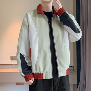 男士防水夹克春秋季宽松情侣 立领工装防泼水男夹克 JK1571P68图片