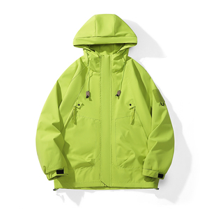 春秋户外运动冲锋衣薄男女情侣防水防风滑雪登山服工装夹克J90P35图片