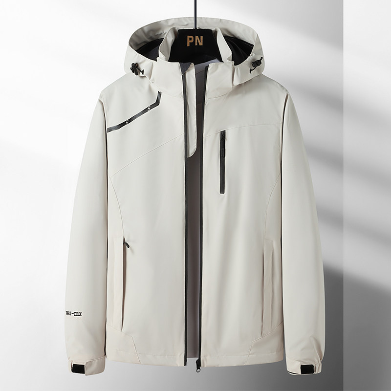 春秋户外运动冲锋衣男女情侣防水防风滑雪登山服夹克JK1899-1P42,男装夹克,星座1410（原1902A）