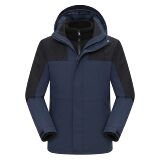 新款男女款摇粒内胆户外保暖登山服三合一防风防水外套CF2022P140，男装棉衣，星座1410（原1902A）