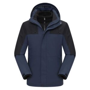 新款男女款摇粒内胆户外保暖登山服三合一防风防水外套CF2022P140图片