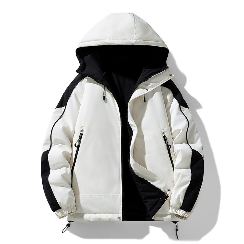 男装加厚冬棉衣男情侣棉服纯色连帽棉衣外套两面穿棉袄MY9568P100,男装棉衣,星座1410（原1902A）