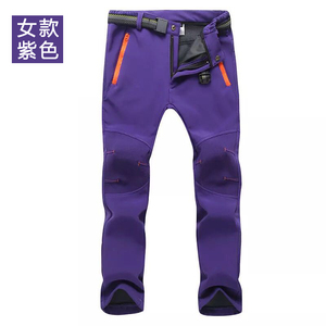 冲锋裤女新款防风防水工装伞兵裤徒步登山运动裤春秋款K605P70图片