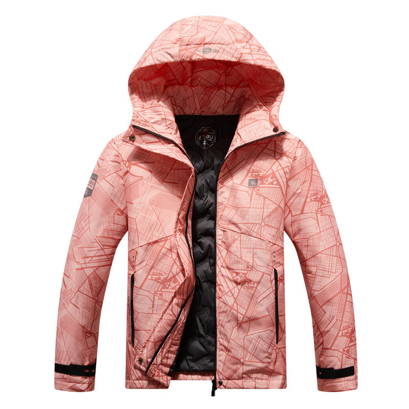 欧版跨境秋冬男女夹克户外三合一冲锋衣两件套登山服CF889-1P120,男装夹克,星座1410（原1902A）