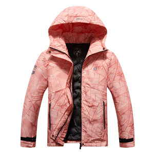 欧版跨境秋冬男女夹克户外三合一冲锋衣两件套登山服 CF889-1P120图片