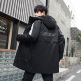 21年冬季工装羽绒服男户外中长版韩版连帽防寒外套YR2066，男装羽绒服，星座1410（原1902A）