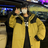 港风立领字母拼接羽绒服秋冬季加厚加绒外套男冬羽绒服YR1220P220，男装羽绒服，星座1410（原1902A）