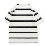 短袖T恤男夏季薄款圆领宽松日系条纹上衣情侣装男女短袖PL3311P50，男装T恤，星座1410（原1902A）