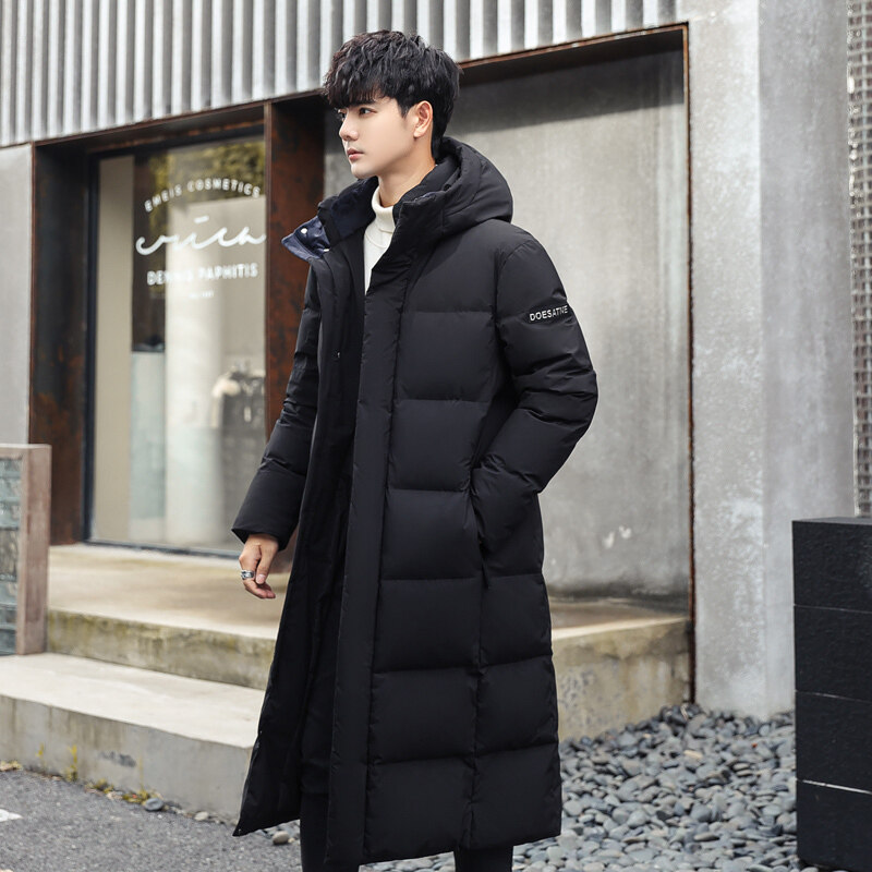 新款羽绒服男女情侣中长款过膝潮流加厚保暖冬季上衣YR908P260,男装羽绒服,星座1410（原1902A）