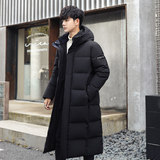 新款羽绒服男女情侣中长款过膝潮流加厚保暖冬季上衣YR908P260，男装羽绒服，星座1410（原1902A）