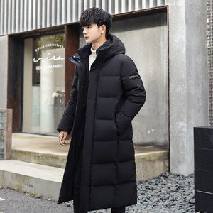 新款羽绒服男女情侣中长款过膝潮流加厚保暖冬季上衣 YR908P260图片