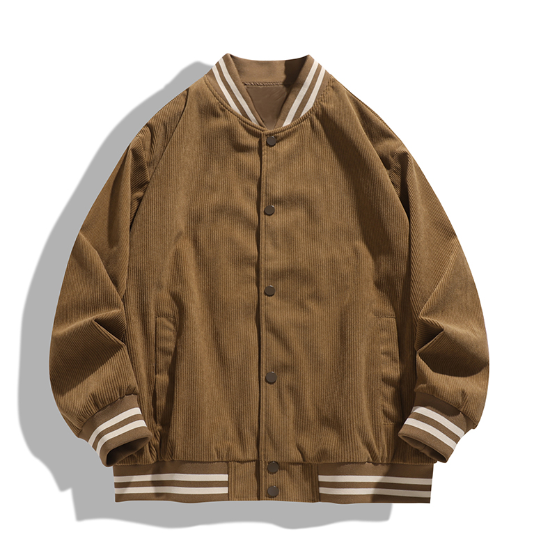灯芯绒日系棒球服男春秋潮牌美式复古飞行夹克上衣外套 JK2380P55，男装夹克，星座1902A（原星座1216）