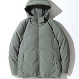 连帽羽绒服男宽松纯白鸭绒上衣青年保暖轻薄款休闲外套YR1598P70，男装羽绒服，星座1410（原1902A）