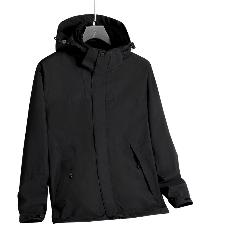 秋冬男女夹克户外三合一情侣冲锋衣可拆卸两件套登山服CF2308P100,男装夹克,星座1410（原1902A）