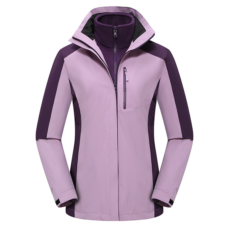 冲锋衣女户外三合一防风防水保暖外套运动休闲登山服CF1607P140,男装夹克,星座1410（原1902A）
