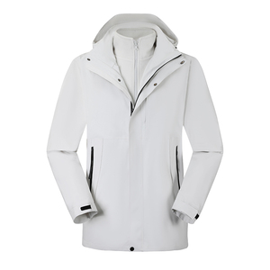 冲锋衣男女款秋冬三合一户外防水保暖连帽徒步登山服 CF24580P260图片