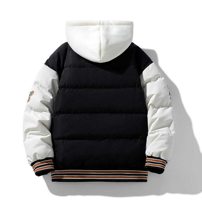 秋冬加厚男女同款面包服棉袄假两件情侣棉衣男外套棉服MY2258P90,男装棉衣,星座1410（原1902A）