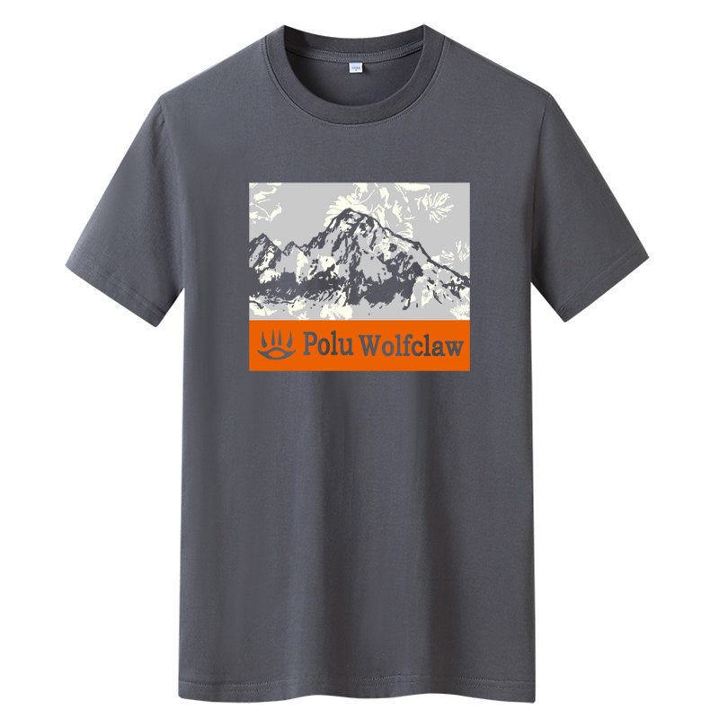 夏季男士短袖t恤潮流潮牌宽松纯棉T恤2024新款DT4062-火山-P15,男装T恤,星座1410（原1902A）