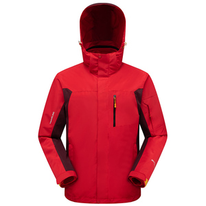 户外男女款冲锋衣三合一两件套户外夹克防水情侣登山服CF8001P95图片