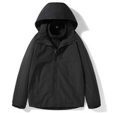 户外秋冬男女冲锋衣三合一可拆卸两件套热封厚登山服CF23918P165，男装夹克，星座1410（原1902A）