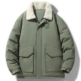 2026新白鸭绒羽绒服男士宽松翻领短款上衣潮牌时尚外套YR2308P200，男装羽绒服，星座1410（原1902A）