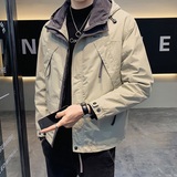 秋季男士工装休闲夹克外套加绒厚运动夹克外套男士棉衣MY1031P120，男装夹克，星座1410（原1902A）