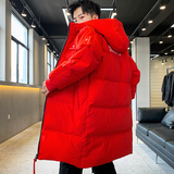 BLLZ店主风爆款羽绒服男士中长款工装韩版潮牌加厚外套930-P200，男装羽绒服，星座1410（原1902A）