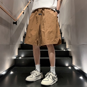夏季2026新款工装机能短裤男潮牌宽松直筒五分裤运动中裤DK611P33图片