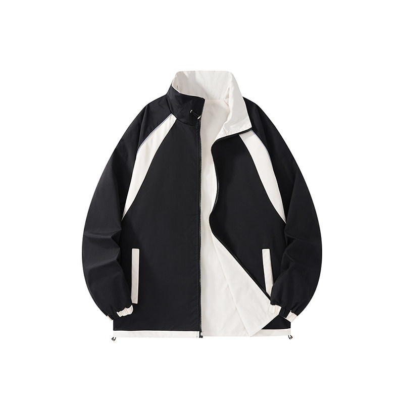 春秋户外运动冲锋衣男女情侣双面穿防风滑雪登山服夹克JK7715P65,男装夹克,星座1410（原1902A）