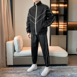 男士休闲套装春秋季潮牌ins学生青少年宽松两件套运动服TZ537P100，男装休闲套装，星座1410（原1902A）
