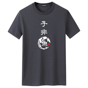 夏季男士短袖t恤青春宽松CVC60%棉新款男装DT3656-子非鱼-P15图片